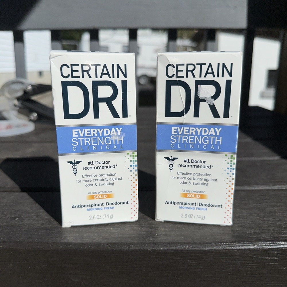 2 Pack -Certain Dri Everyday Strength Clinical Antiperspirant Deodorant - 2.6 oz